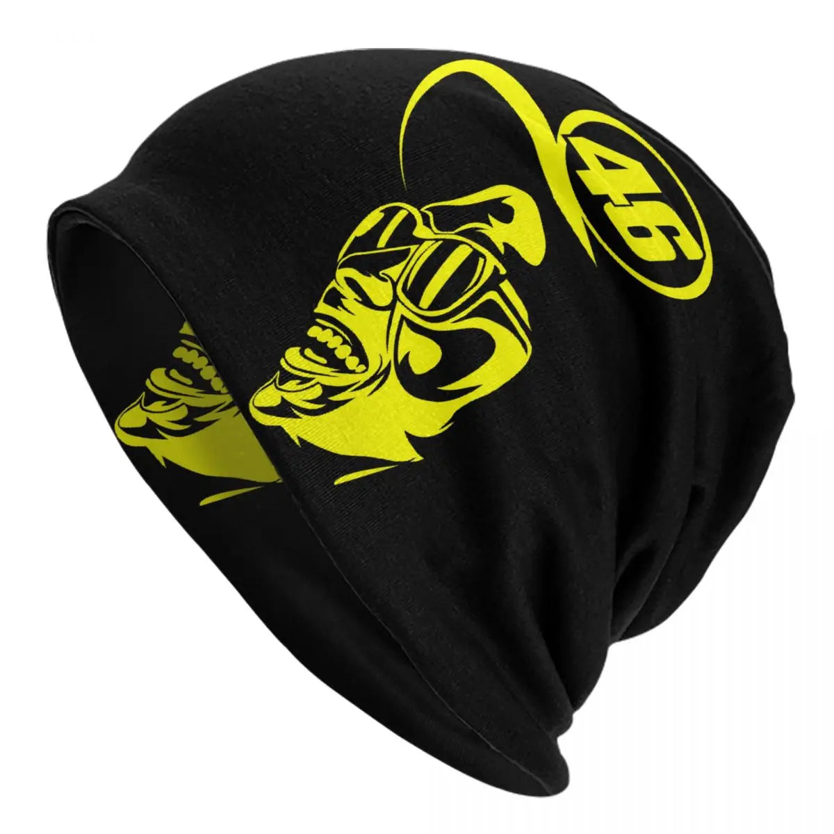 Rossi Skullies Beanies Caps Streetwear Winter Warm Men Women Knitted Hats Unisex Adult Motorcycle Racing Bonnet Hats