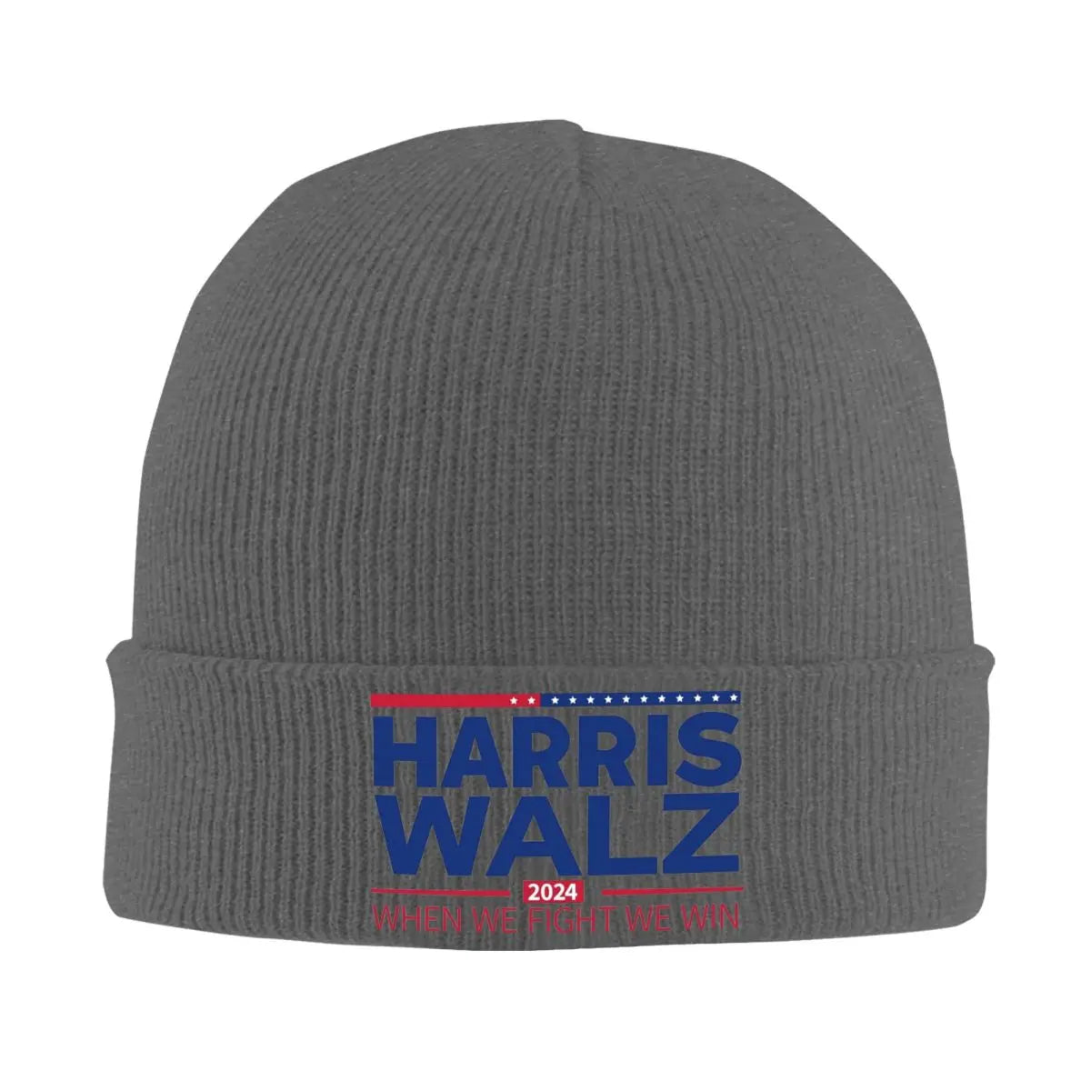 Harris Walz 2024 Election Knitted Hat Beanies Autumn Winter Hats Warm Fashion Cap Men Women