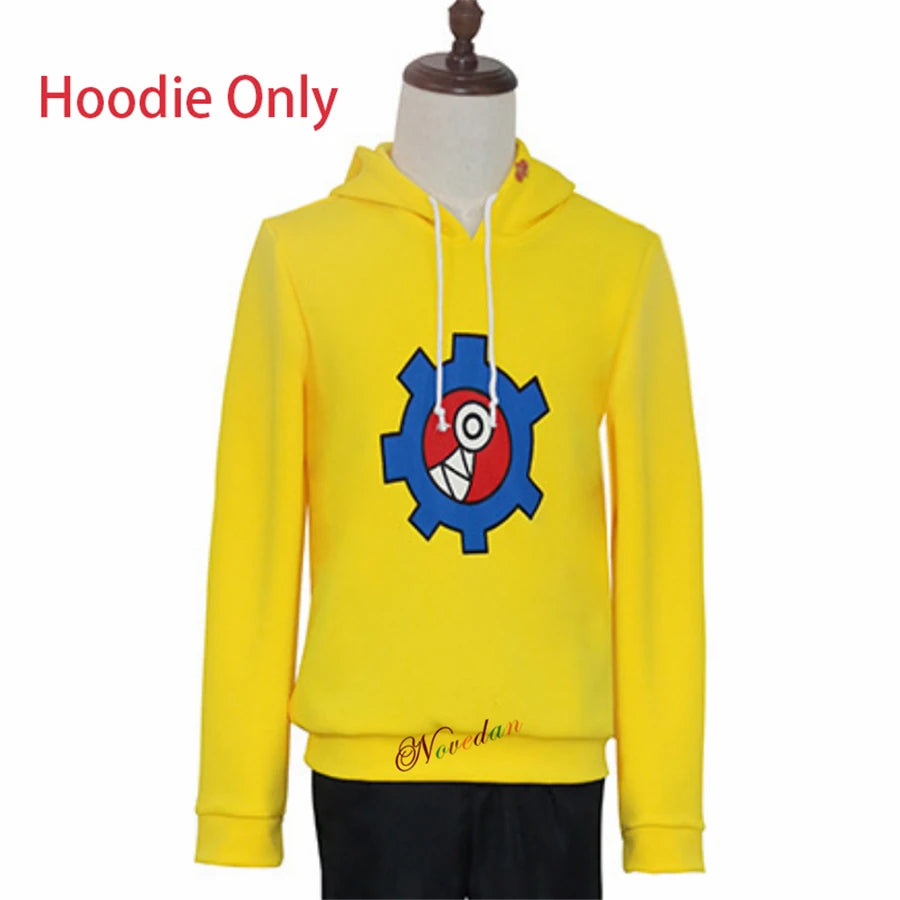 SK8 the Infinity Cosplay Reki Kyan Wig Hoodie Sweatshirt Jacket SK Eight Skateboard Uniform Suit Cosplay Costume