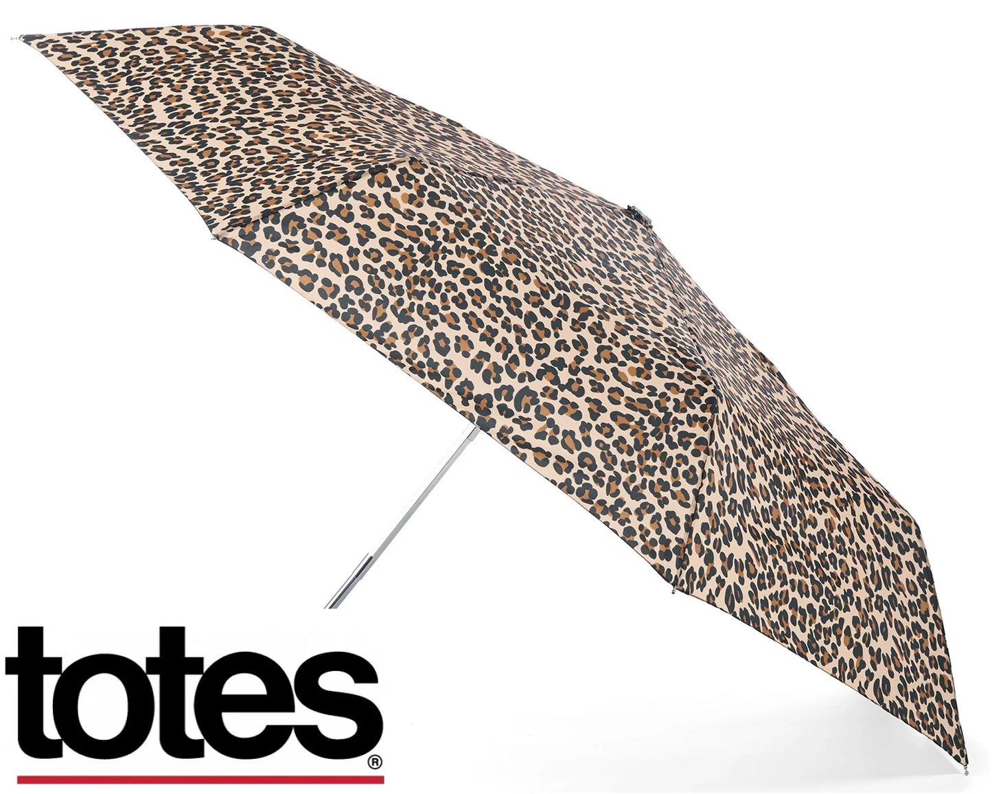 Neverwet Technology, Auto Open Auto Close, Leopard 43" Arc Umbrella, Medium