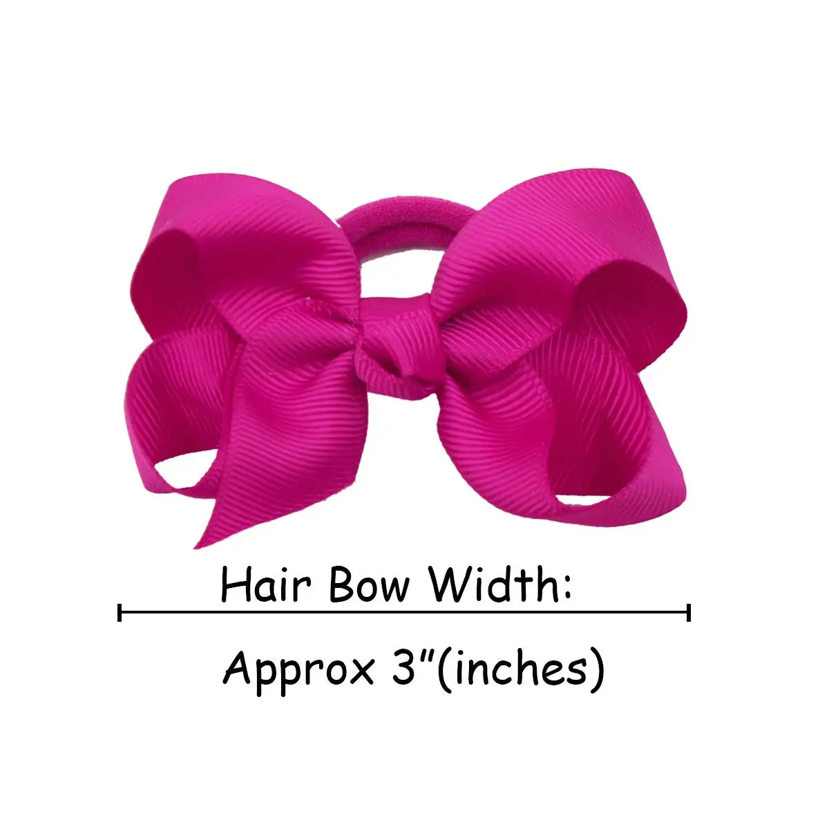 Boutique Hair Bows Elastic Ties Kids Children Rubber Bands Ponytail Holders Hair Bands for Baby Girls Gifts