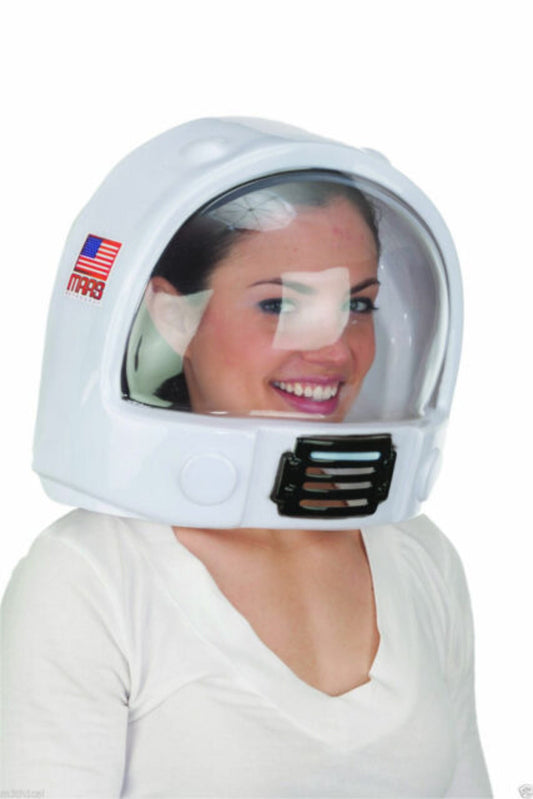 Plastic Astronaut Helmet Space USA NASA Mask Adult Costume Interstellar Gravity