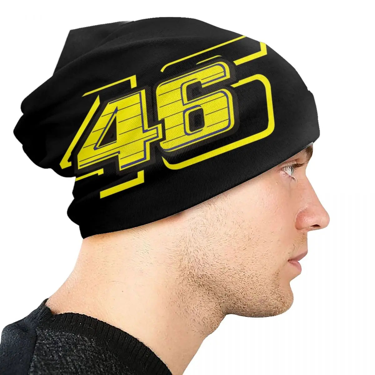 Rossi Skullies Beanies Caps Streetwear Winter Warm Men Women Knitted Hats Unisex Adult Motorcycle Racing Bonnet Hats