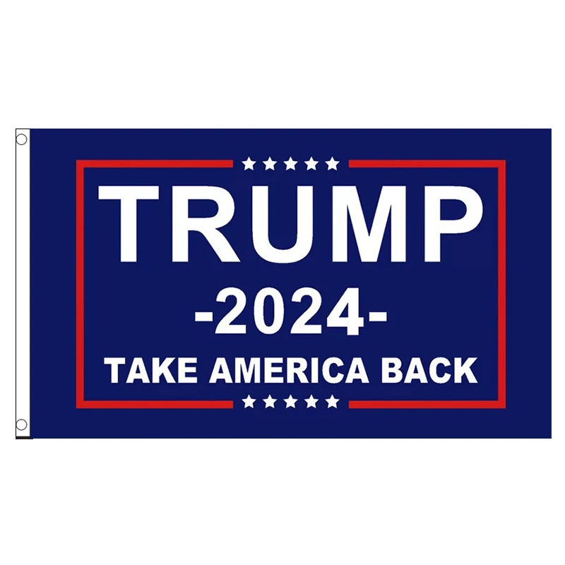 Flag 150X90Cm Trump 2024 Flag Polyester Printed Trump Flag Keep America Great